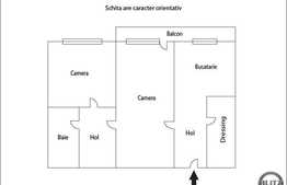 Vanzare apartament 2 camere, 47 mp, zona Interservisan!