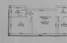 Apartament 2 camere, parcare subterana, zona Sub cetate