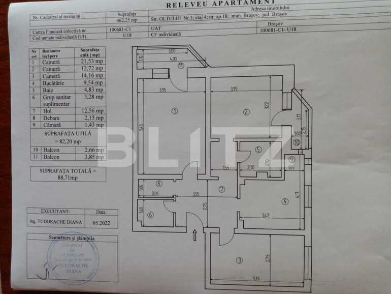 Apartament de vânzare 3 camere Racadau - 85323AV | BLITZ Brașov | Poza1