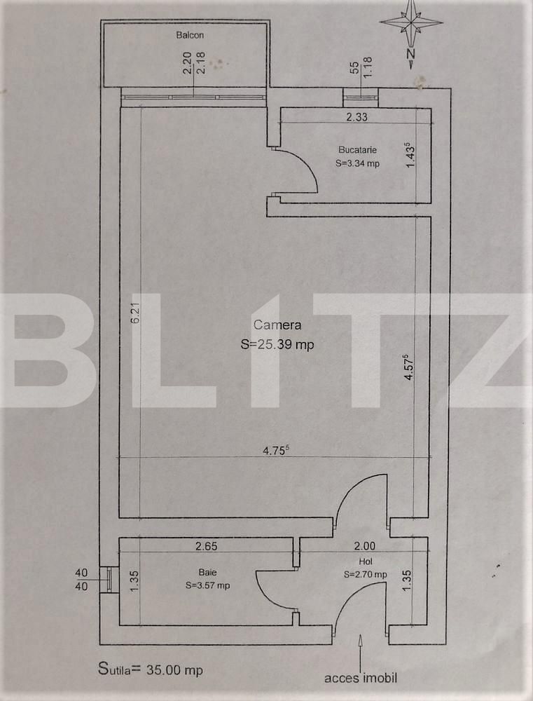 Garsonieră de vânzare Bartolomeu - 85362AV | BLITZ Brașov | Poza1