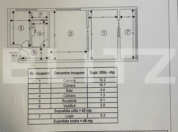 Apartament de vânzare 2 camere Astra - 85376AV | BLITZ Brașov | Poza11