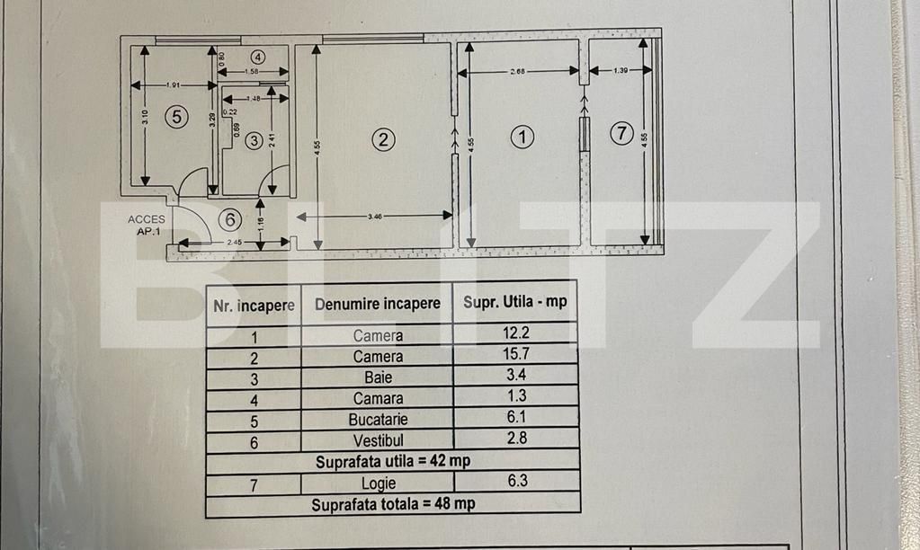 Apartament de vânzare 2 camere Astra - 85376AV | BLITZ Brașov | Poza11