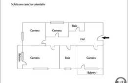 Vanzare apartament 3 camere, 65 mp, decomandat, zona strazii Louis Pasteur