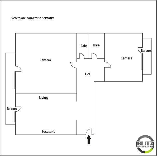 Apartament de vânzare 3 camere Floreşti - 854AV | BLITZ Cluj-Napoca | Poza1