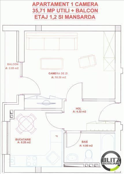 Garsonieră de vânzare Floreşti - 8542AV | BLITZ Cluj-Napoca | Poza9