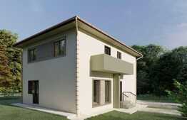 Casa individuala,120 mp si 500 mp teren, panorama