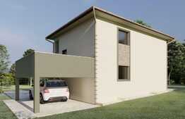 Casa individuala,120 mp si 500 mp teren, panorama