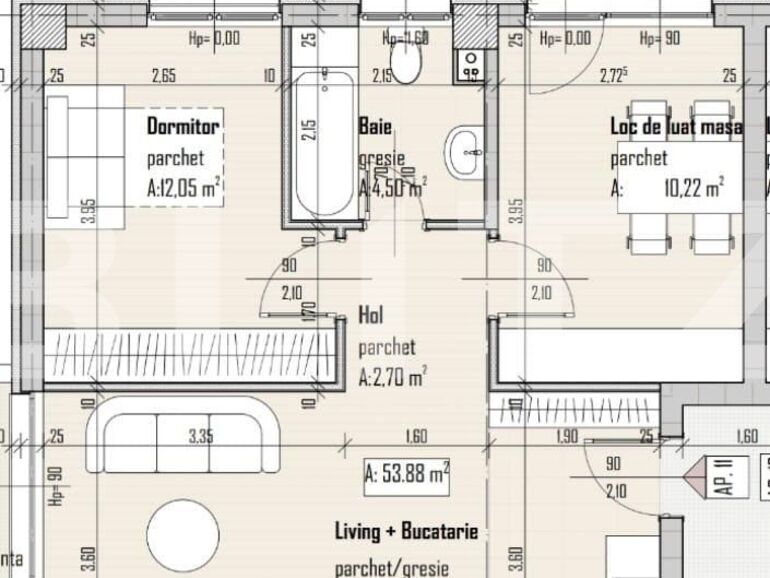 Apartament de vânzare 3 camere Baciu - 85480AV | BLITZ Cluj-Napoca | Poza1