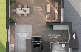 Reducere de pret! Casa cuplata, 120 mp utili, 320 mp teren, Apahida