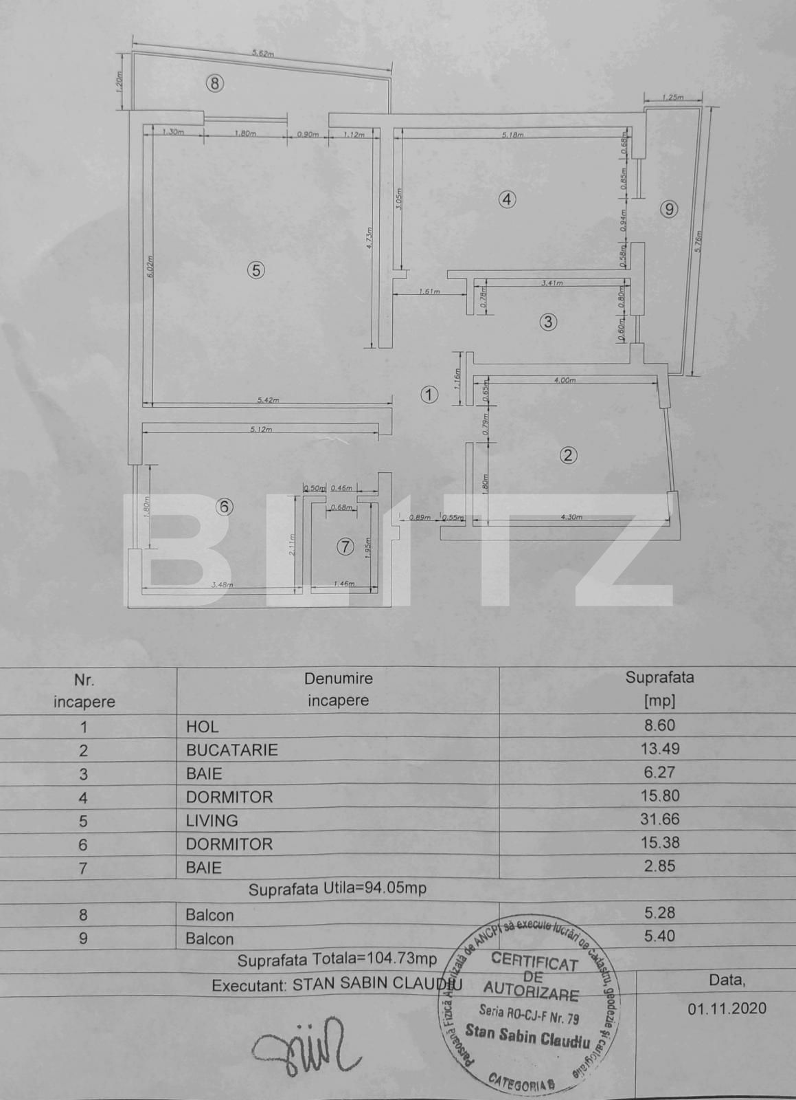 Apartament de vânzare 3 camere Europa - 85750AV | BLITZ Cluj-Napoca | Poza1