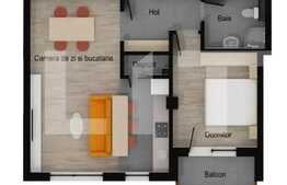 Apartament doua camere, 52 mp, Muzeul Apei