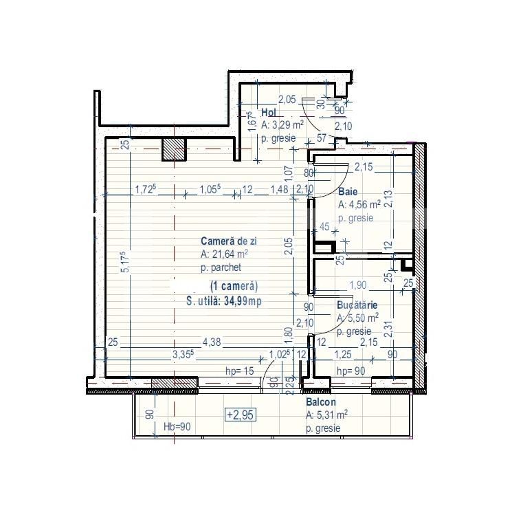 Garsonieră de vânzare Floreşti - 85789AV | BLITZ Cluj-Napoca | Poza1