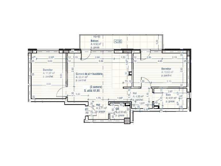 Apartament de vânzare 3 camere Floreşti - 85790AV | BLITZ Cluj-Napoca | Poza1