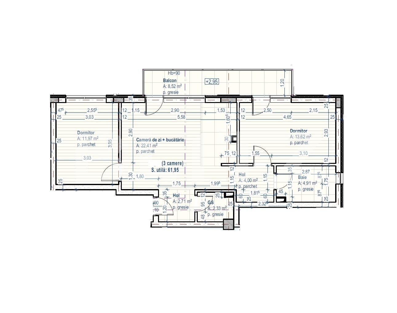 Apartament de vânzare 3 camere Floreşti - 85790AV | BLITZ Cluj-Napoca | Poza1