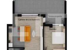 Apartament doua camere, 48 mp, zona Muzeul Apei