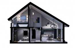 Casa individuala, 128 mp utili, teren de 300 mp