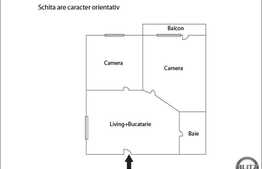 Vanzare 3 camere, 52 mp utili! Loc parcare! Zona linistita si aerisita!