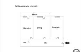 De vanzare 2 camere, 55 mp utili, decomandat, zona strazii Eroilor!