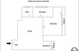 Vanzare 3 camere, 50 mp, 2 balcoane, zona strazii Florilor!