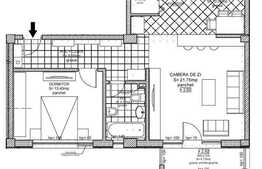 Semifinisat, de vanzare 2 camere semidecomandate, 63.44 mp. Optional parcare!
