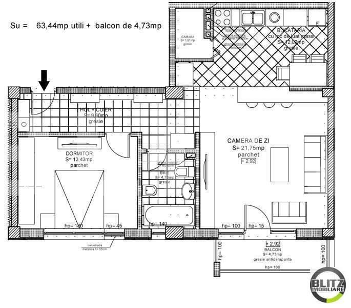Apartament de vânzare 2 camere Gruia - 8626AV | BLITZ Cluj-Napoca | Poza7