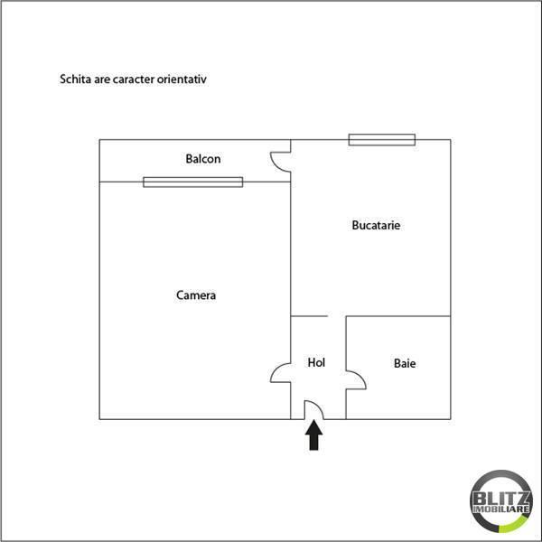 Garsonieră de vânzare Gheorgheni - 863AV | BLITZ Cluj-Napoca | Poza1