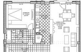 Vanzare apartament 2 camere decomandate, 72.94 mp. La stadiul de semifinisat!