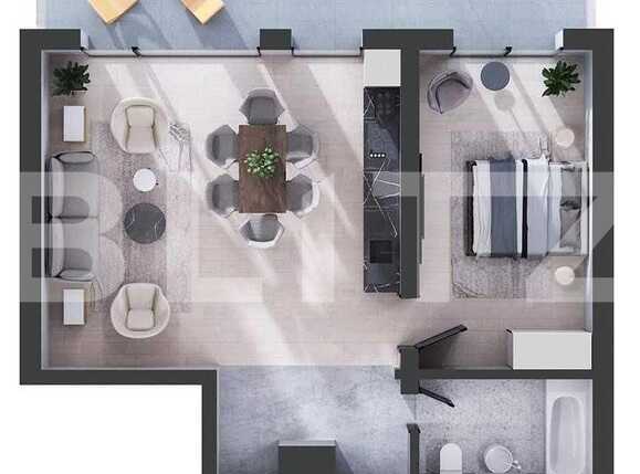 Apartament de vânzare 2 camere Semicentral - 86369AV | BLITZ Cluj-Napoca | Poza1