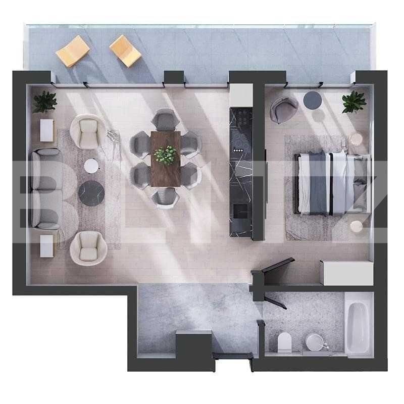 Apartament de vânzare 2 camere Semicentral - 86369AV | BLITZ Cluj-Napoca | Poza1