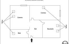 Mansarda cu 2 camere, decomandata, 65 mp! Zona strazii Eroilor!