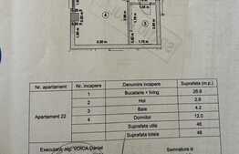 Apartament tip studio, 46 mp, imobil nou, zona Tractorul