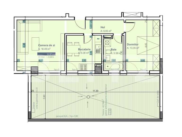 Apartament de vânzare 2 camere Bună Ziua - 86554AV | BLITZ Cluj-Napoca | Poza1