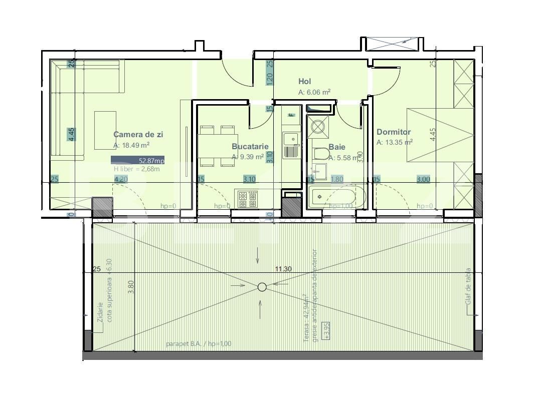 Apartament de vânzare 2 camere Bună Ziua - 86554AV | BLITZ Cluj-Napoca | Poza1