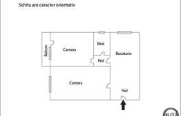 Vanzare 2 camere, 35 mp, zona Aleea Garbau. Pretabil spatiu comercial!