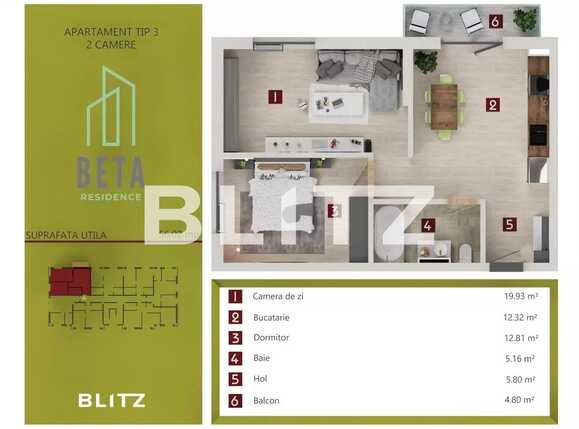 Apartament de vânzare 3 camere Iris - 86701AV | BLITZ Cluj-Napoca | Poza10