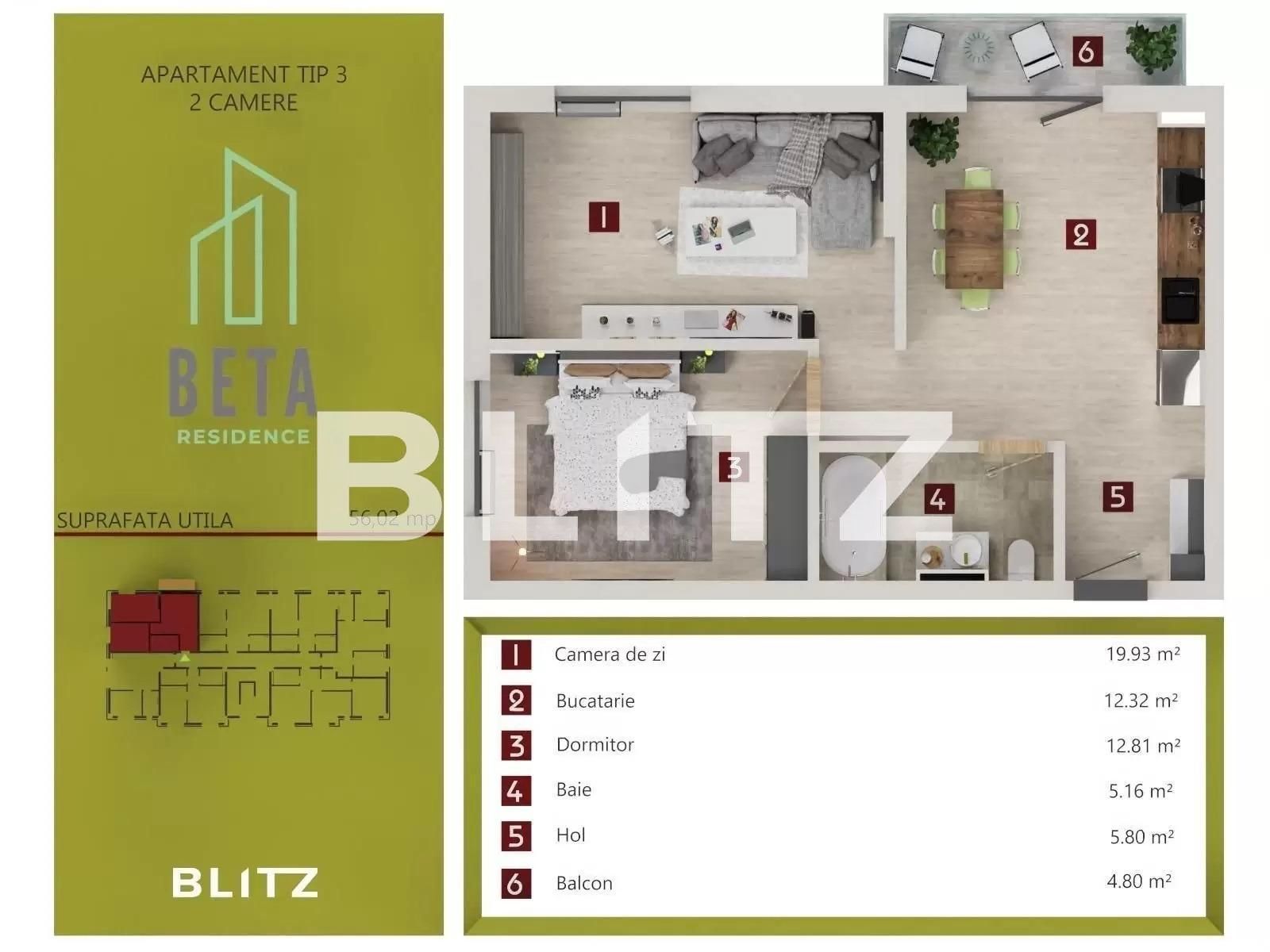 Apartament de vânzare 3 camere Iris - 86701AV | BLITZ Cluj-Napoca | Poza10