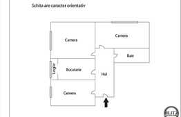 Vanzare apartament 3 camere, decomandat, 57 mp utili, zona Mehedinti, cu boxa