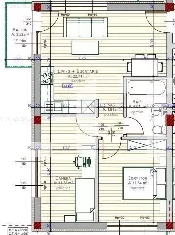 Apartament de vânzare 3 camere Floreşti - 86762AV | BLITZ Cluj-Napoca | Poza1