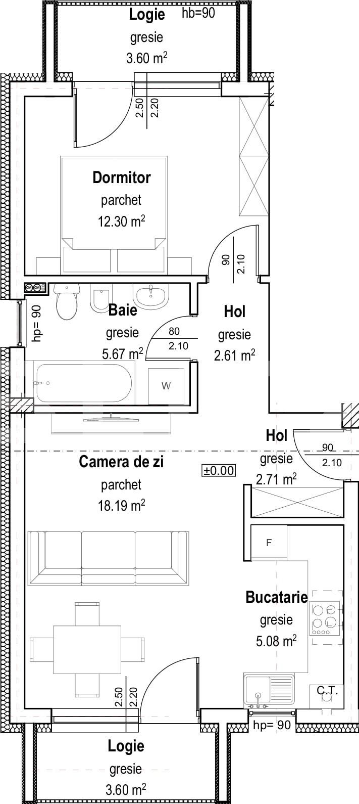 Apartament de vânzare 2 camere Floreşti - 86816AV | BLITZ Cluj-Napoca | Poza1