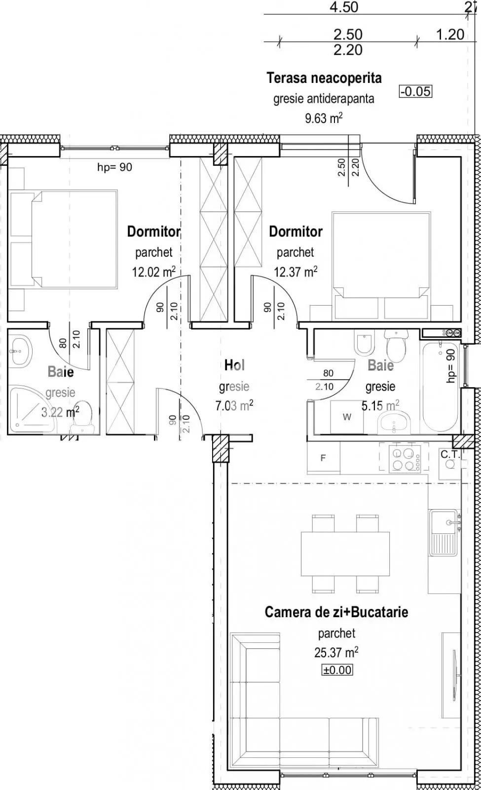 Apartament de vânzare 3 camere Floreşti - 86818AV | BLITZ Cluj-Napoca | Poza4