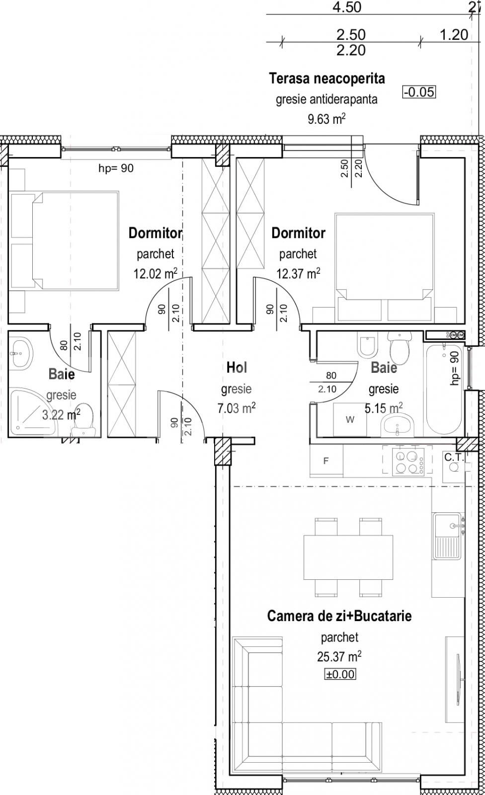 Apartament de vânzare 3 camere Floreşti - 86818AV | BLITZ Cluj-Napoca | Poza1
