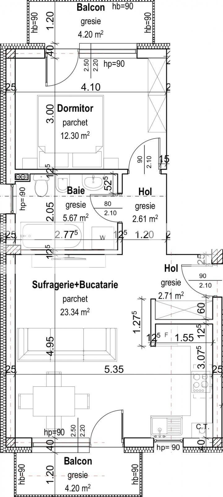 Apartament de vânzare 2 camere Floreşti - 86820AV | BLITZ Cluj-Napoca | Poza2