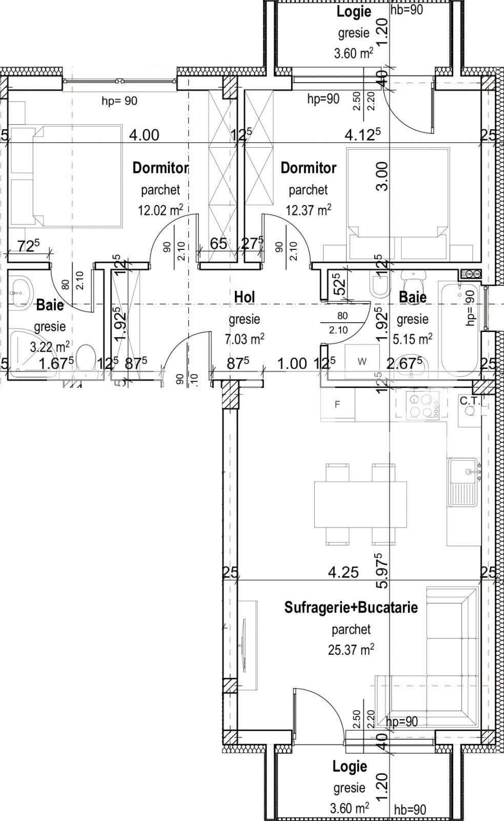 Apartament de vânzare 3 camere Floreşti - 86821AV | BLITZ Cluj-Napoca | Poza2