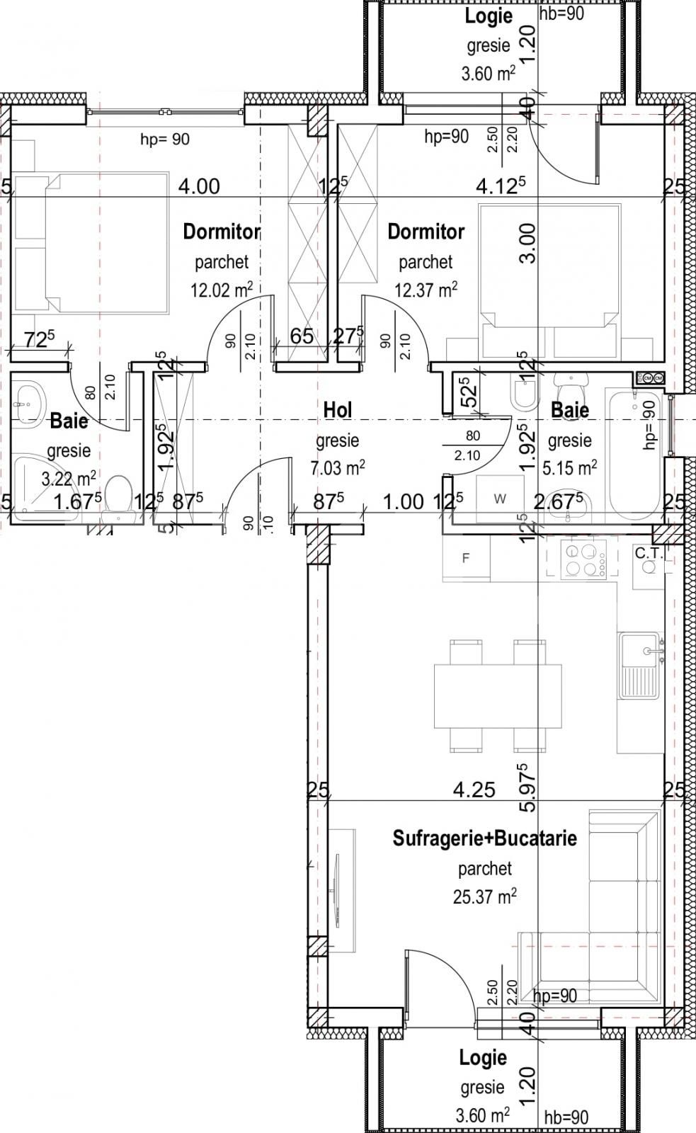 Apartament de vânzare 3 camere Floreşti - 86821AV | BLITZ Cluj-Napoca | Poza2
