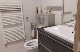 Apartament cu 2 camere,56mp, etajul 1, parcare privata, in Apahida