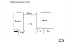 Vanzare apartament 2 camere, 48 mp utili, zona Casa Piratilor