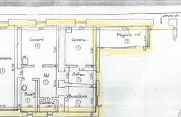 Casa cu 3 camere, 76 mp, cu garaj, in curte comuna, Centrul Istoric