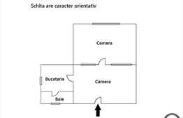 Apartament 2 camere de vanzare, 55 mp utili, zona Republicii, mobilat, cu boxa