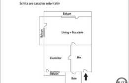 Vanzare apartament 2 camere, 50 mp plus 3 balcoane, zona Eroilor! Parcare cu CF!