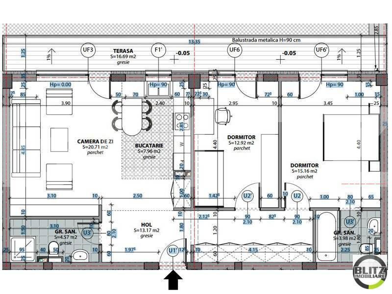 Apartament de vânzare 3 camere Marasti - 8715AV | BLITZ Cluj-Napoca | Poza15